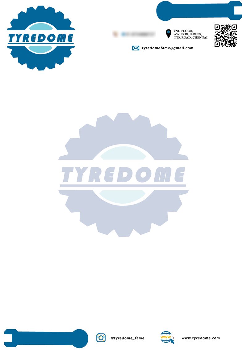Tyredome letterhead